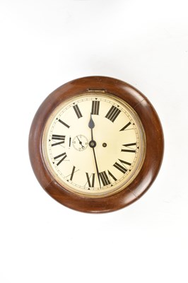 Lot 208 - JUNGHANS; an oak cased circular wall clock,...