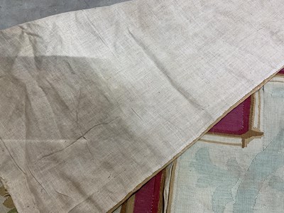 Lot 99 - An early 20th century tapestry floor covering...