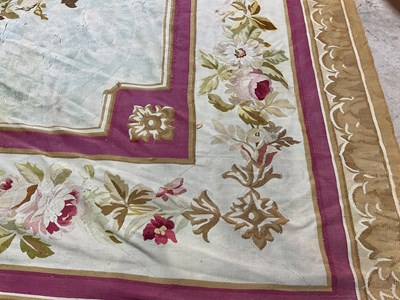 Lot 99 - An early 20th century tapestry floor covering...