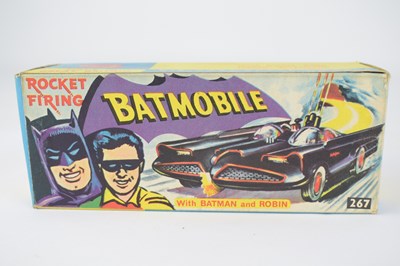 Lot 324 - CORGI; a boxed '267 Rocket Firing Batmobile'...