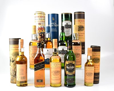 Lot 165 - WHISKY; seven single malt whiskies, comprising...