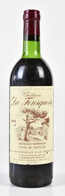 Lot 4161 - RED WINE; single bottle Chateau La Fourquerie,...