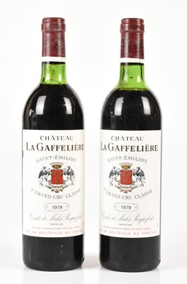 Lot 4230 - RED WINE; two bottles La Gaffeliere 1979, 75cl,...