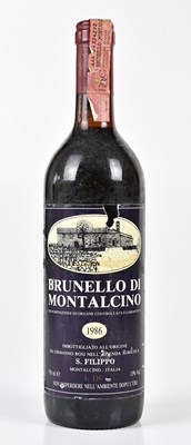 Lot 4236 - RED WINE; single bottle Brunello di Montalcino...