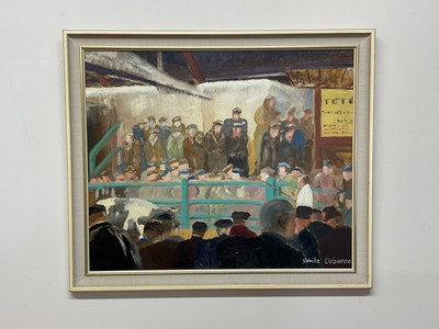 Lot 308 - NEVILLE OSBORNE; framed oil on board. Dated...