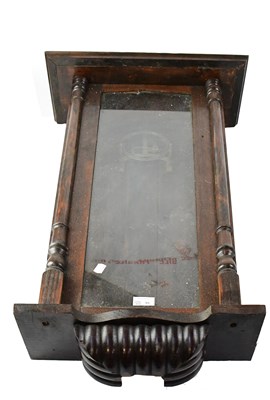 Lot 95 - A Vienna wall clock with mahogany case...
