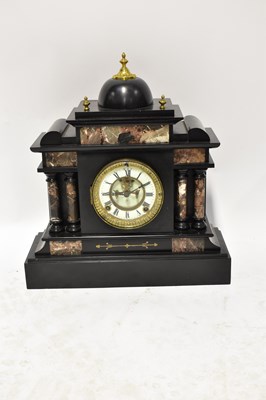 Lot 80 - A Victorian slate and marble inlaid mausoleum...