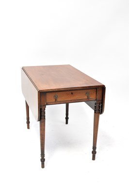 Lot 28 - A 19th century mahogany Pembroke table with...