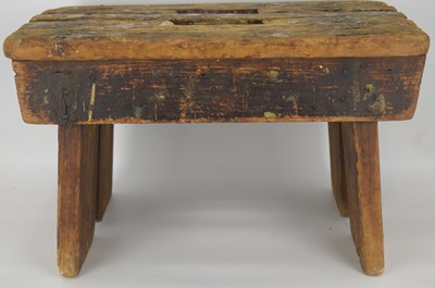 Lot 29 - A late 19th/early 20th century rustic pine...
