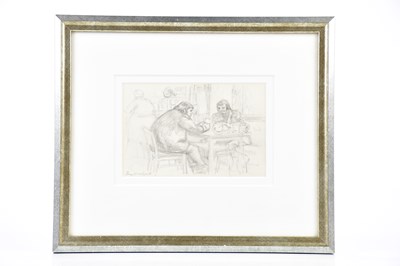 Lot 182 - HARRY RUTHERFORD (1903-1985); pencil drawing,...