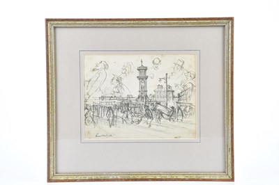 Lot 183 - HARRY RUTHERFORD (1903-1985); pencil drawing,...