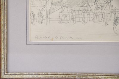 Lot 184 - HARRY RUTHERFORD (1903-1985); pencil drawing, '...