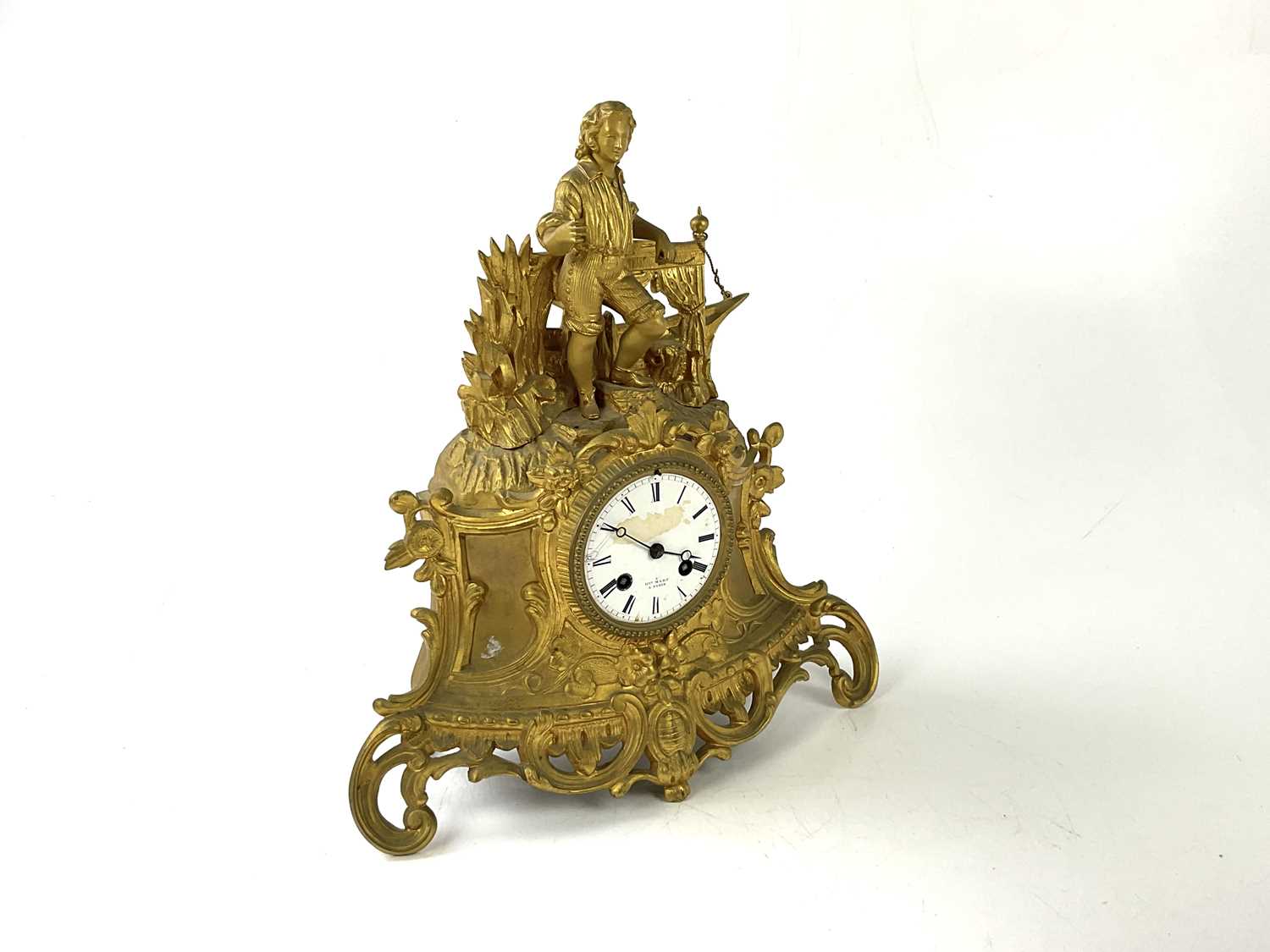 Lot 6405 - A late 19th/early 20th century gilt metal...