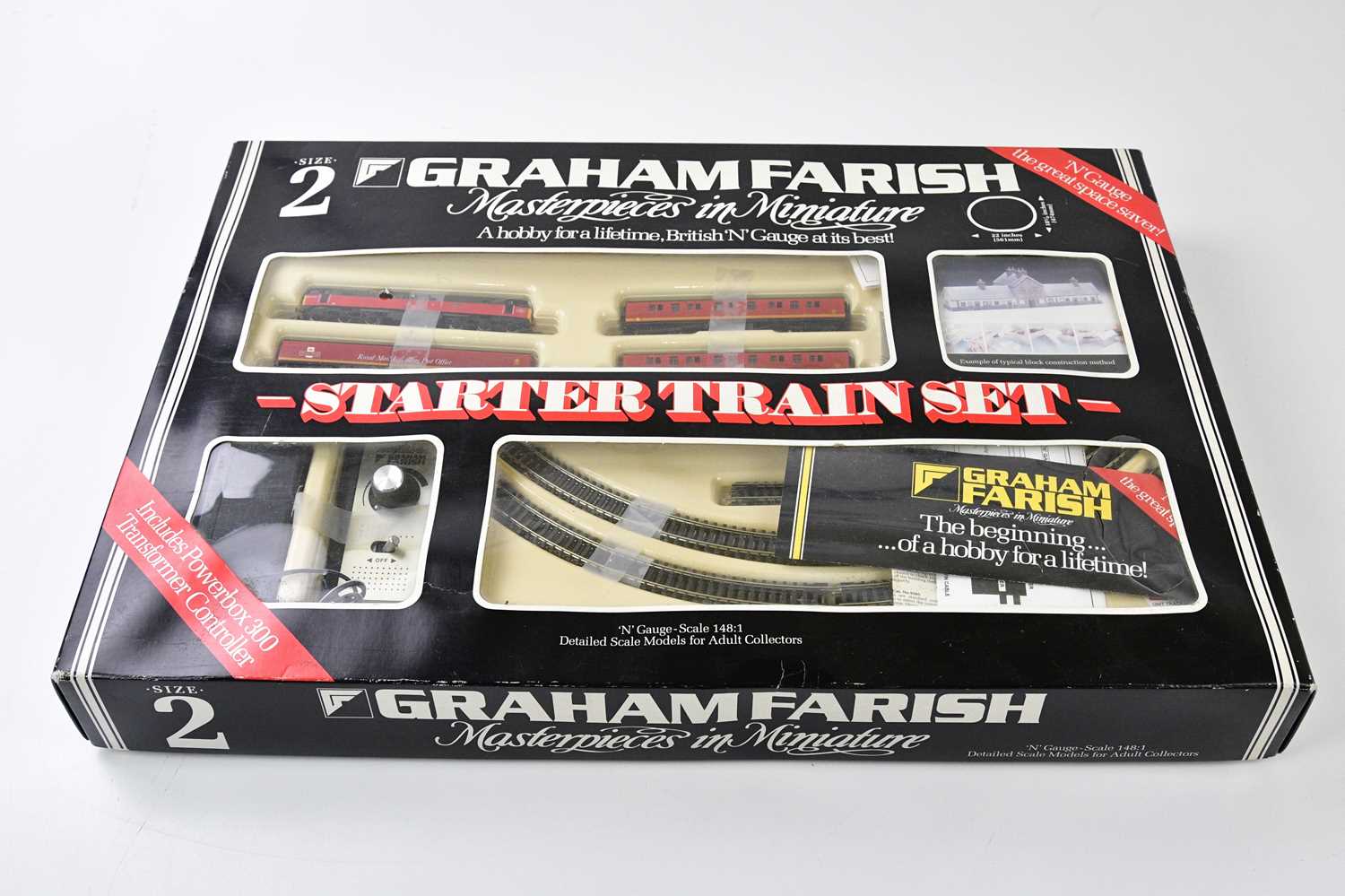 Lot 4339 - GRAHAM FARISH; a starter train set...