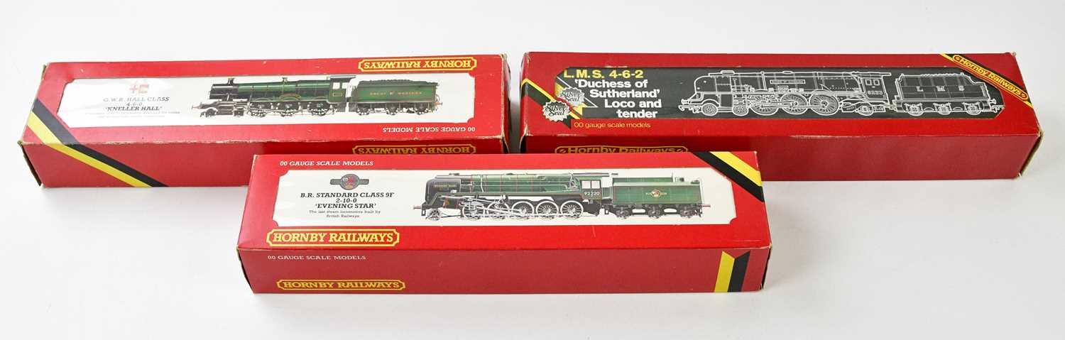 Lot 4340 - HORNBY; three boxed locomotives comprising...