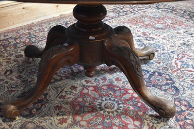 Lot 35 - A Victorian mahogany loo table, height 70cm,...