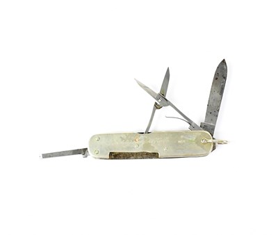 Lot 774 - HARDY; a No.3 angler's knife with multi-blades...