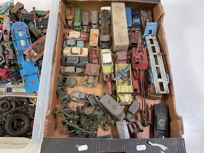 Lot 97 - DINKY; a quantity of playworn diecast toys, in...