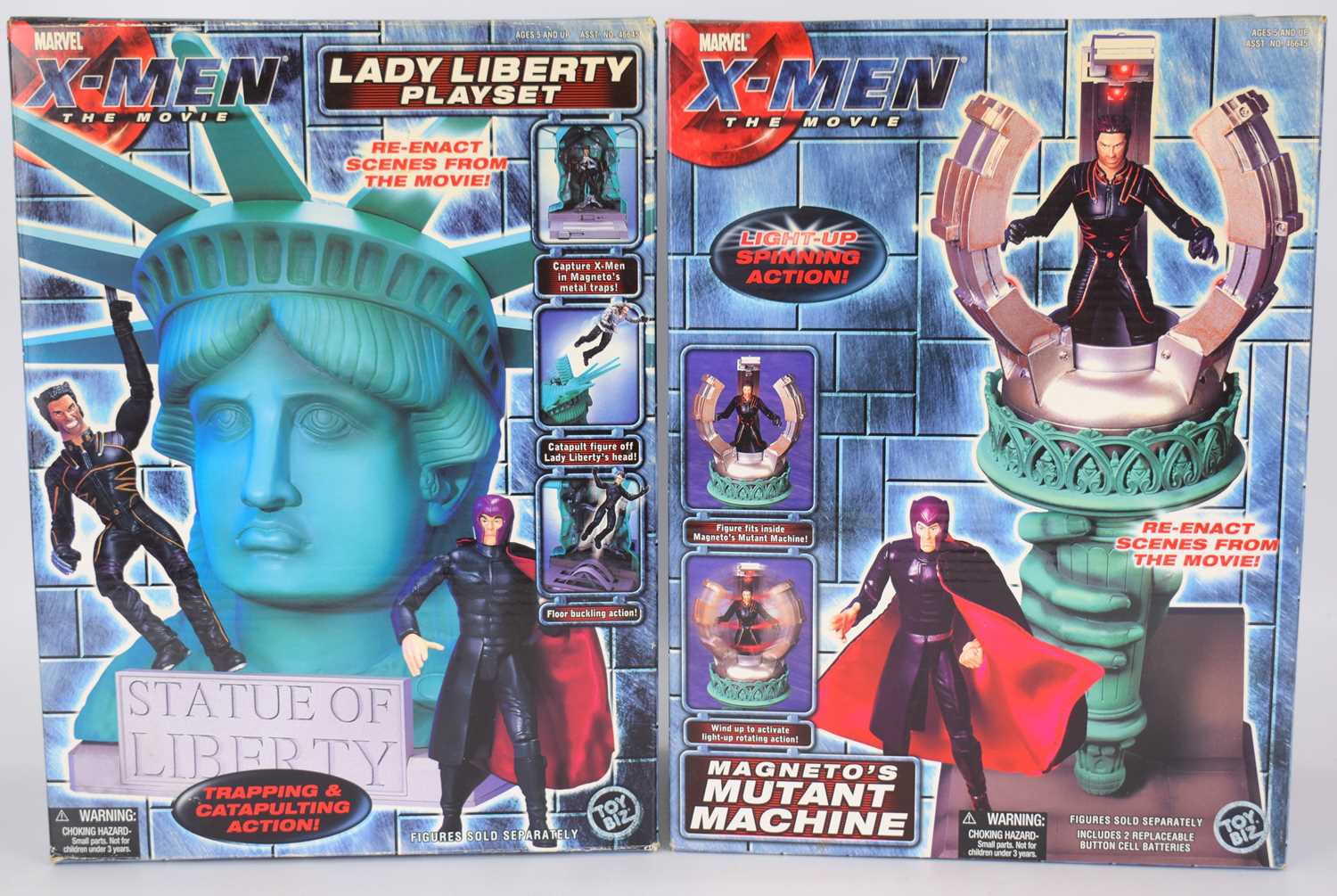 Lot 226 MARVEL; two boxed 'XMen The Movie Reenact