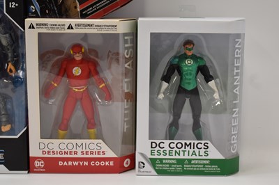 Lot 228 - DC COMICS; eight boxed action figures...