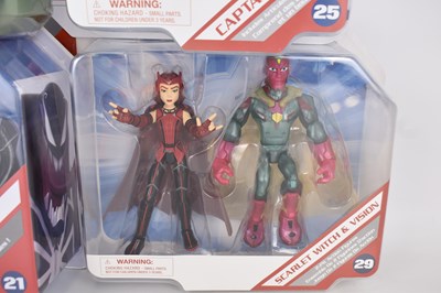 Lot 223 - DISNEY; five Marvel Toybox collectible figures,...