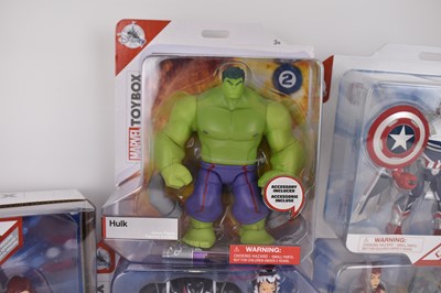 Lot 223 - DISNEY; five Marvel Toybox collectible figures,...