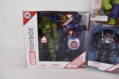 Lot 223 - DISNEY; five Marvel Toybox collectible figures,...