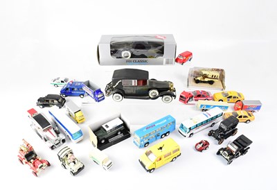 Lot 299 - A quantity of boxed and loose diecast model...