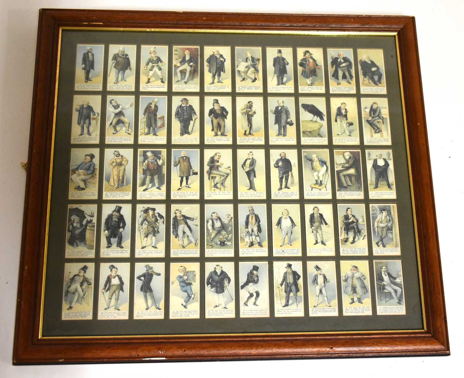 Lot 6046 - A set of Dicken's Gallery cigarette cards,...