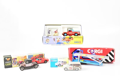 Lot 342 - CORGI; five diecast vehicles, comprising...