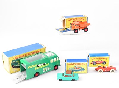 Lot 402 - MATCHBOX; four diecast models, comprising...