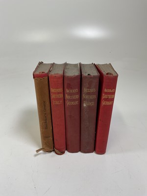 Lot 271 - [TRAVEL] A collection of five Baedeker's...