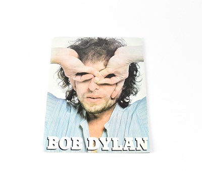 Lot 837 - BOB DYLAN; a signed concert programme dated...