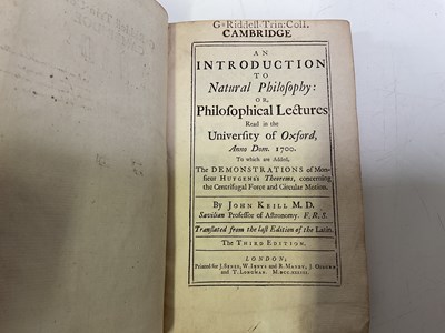 Lot 272 - [MISCELLANEOUS] Three 18th century books to...