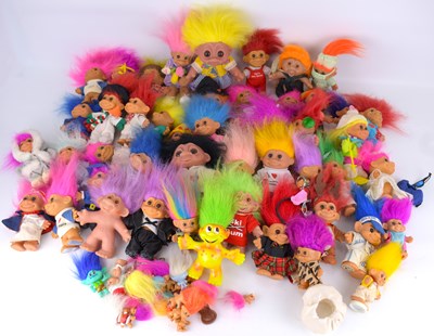 Lot 465 - Approximately seventy vintage Trolls, mostly...