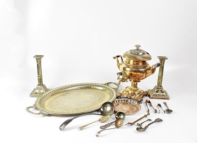 Lot 853 - A collection of silver plated items to include...