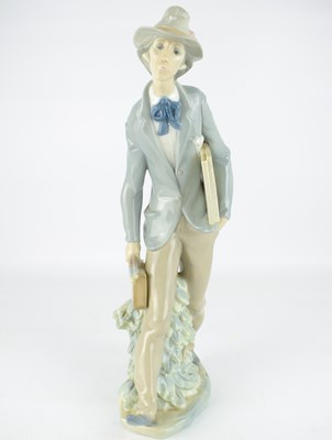 Lot 595 - LLADRÓ; a large porcelain figure of a...