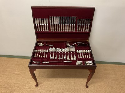 Lot 472 - Canteen of cutlery; an EPNS cutlery set...