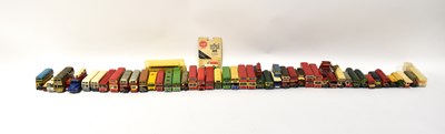 Lot 427 - Fifty diecast model vehicles, mainly buses,...