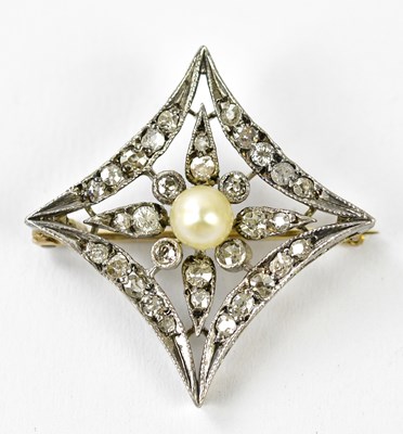 Lot 587 - An early 20th century yellow and white metal...