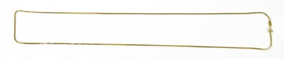 Lot 367 - An 18ct yellow gold chain, length 78cm, approx....