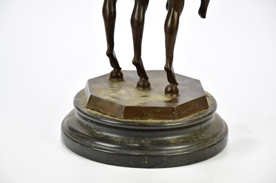 Lot 1198 - A decorative reproduction bronze figure of...