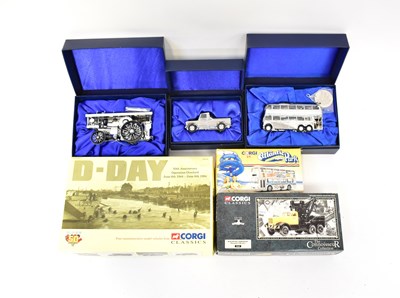 Lot 355 - CORGI; six diecast model vehicles, together...