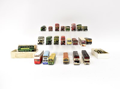 Lot 414 - Twenty-two diecast model buses, including...