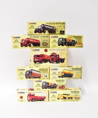 Lot 351 - CORGI; nine diecast model vehicles, eight from...