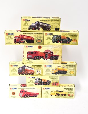 Lot 351 - CORGI; nine diecast model vehicles, eight from...