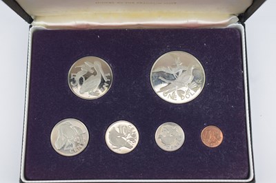 Lot 958 - FRANKLIN MINT; a 'First Coinage of the British...