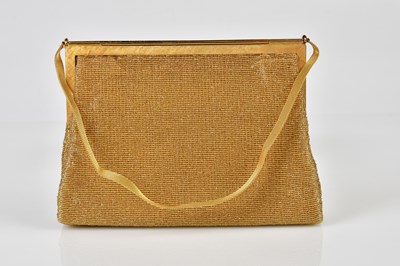 Lot 914 - A vintage pale brown crocodile handbag, a...