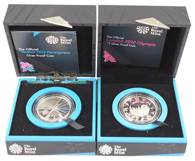 Lot 998 - ROYAL MINT; two 'The Official London 2012...