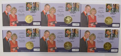 Lot 974 - Six Wedding Day First Day Covers for Charles...